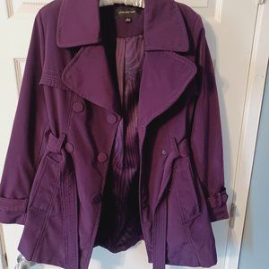 Purple Jones New York Trench coat